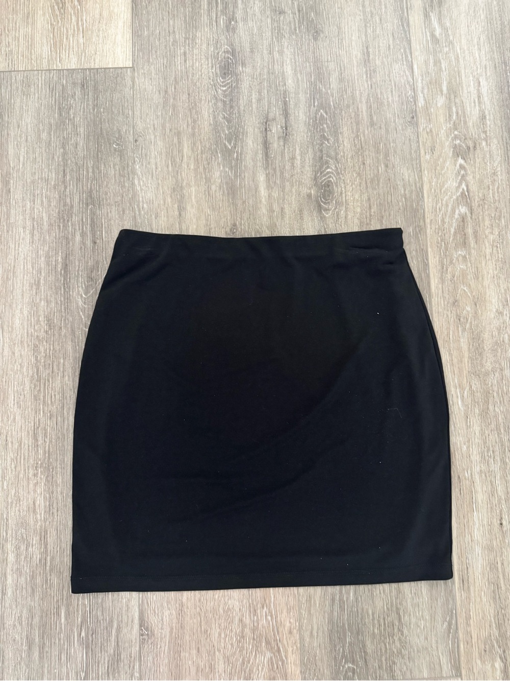 Leith Black Stretch Mini Skirt